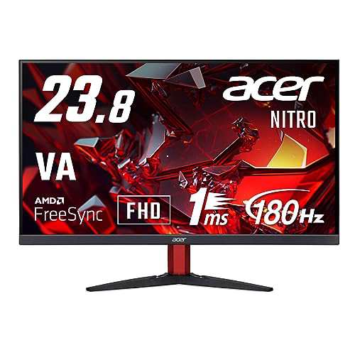 【中古】 23.8インチ/VA/1ms/フルHD/180Hz 日本エイサー Acer ゲーミングモニター Nitro KG242YS3bmiipx 23.8インチ VA 非光沢 フルHD 18