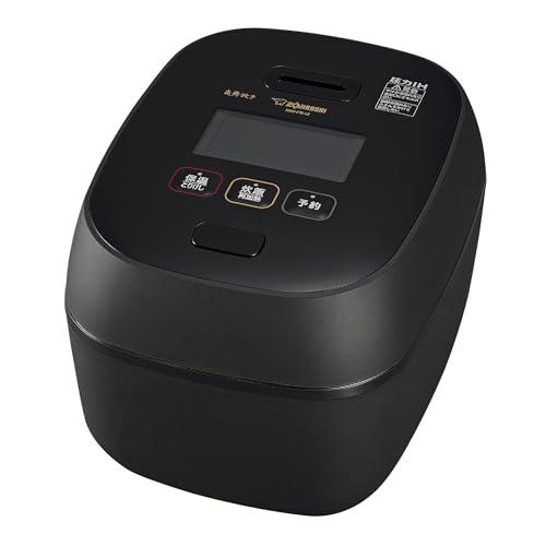 【中古】 黒釉(ブラック)_5.5合炊き 象印 炊飯器 5.5合 炎舞炊き 圧力IHタイプ 日本製 毎回のお手入れ点数2点 黒釉 NW-FB10-BZの通販は