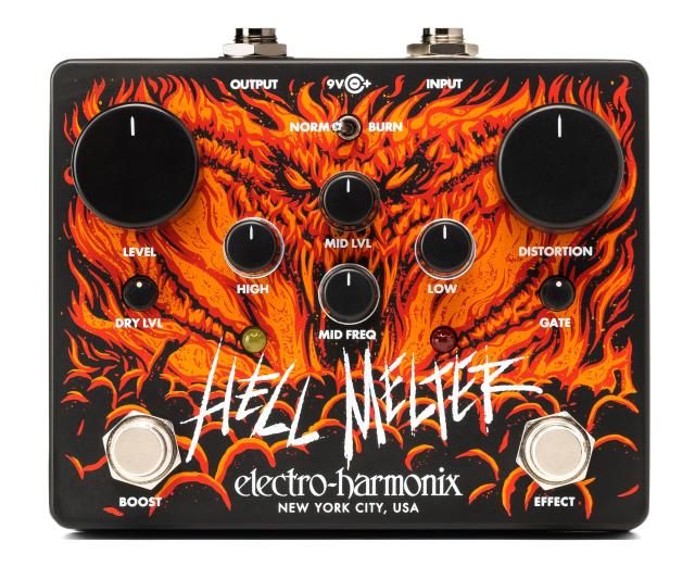 【中古】 ELECTRO-HARMONIX エレクトロハーモニクス Hell Melter Advanced Metal Distortion ディストーション ヘルメルター ギターエフェクターの通販はパーツ・弦・アクセサリー