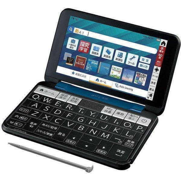 【中古】 Sharp 電子辞書 PW-S2-K (ネイビー系) Brain (ブレーン) 高校生・英語強化モデルの通販は