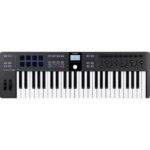 【中古】 ブラック_49鍵盤_MIDIコントローラー Arturia ARTURIA MIDI キーボード コントローラー KeyLab Essential 49 mk3 BK