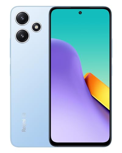 【中古】 スカイブルー_単品 シャオミ(Xiaomi) SIMフリースマートフォン Redmi 12 5G 4GB+128GB 6.8インチ高精細ディスプレイ ガラス背面