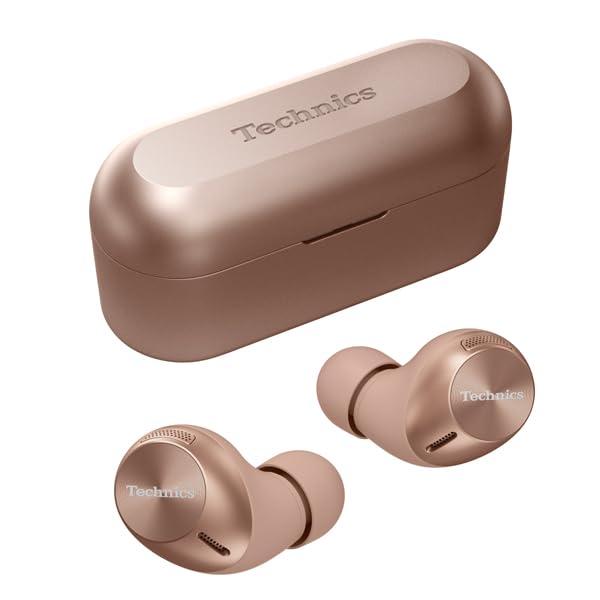 【中古】 ローズゴールド_エントリーモデル_単品 テクニクス ワイヤレスイヤホン EAH-AZ40M2-N ローズゴールド bluetooth ノイズキャンセリング 3台マルチポイント IPX4 LDAC対応 ハイレゾ音質再生 アプリ対応の通販は