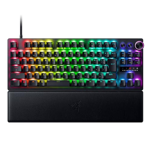 【中古】 ブラック_テンキーレス_JP配列 ラピッドトリガー 搭載 Razer レイザー Huntsman V3 Pro Tenkeyless JP 調整可能なアクチュエー