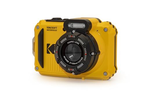 【中古】 本体 PIXPRO KODAK(コダック) コンパクトデジタルカメラ 防水 防塵 耐衝撃 CALSモード 1600万画素 光学4倍ズーム イエロー WPZ2