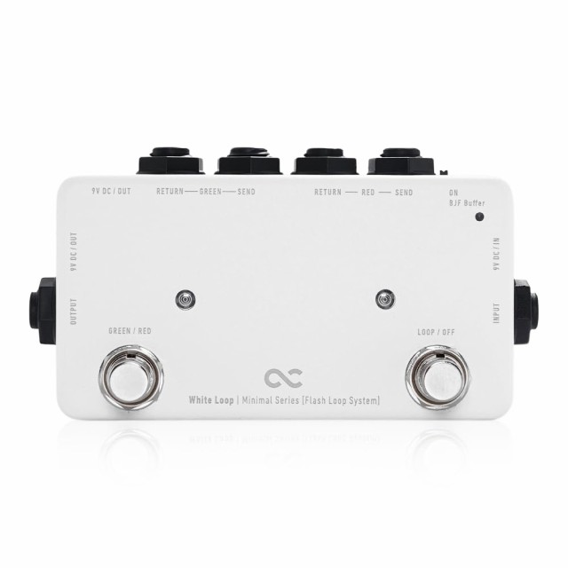 【中古】 One Control ワンコントロール Minimal Series White Loop with BJF Buffer/フラッシュループ スイッチャー