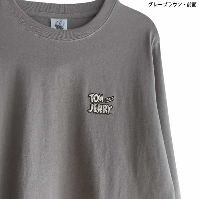 送料無料 トムとジェリー レディース 長袖Ｔシャツ バックプリント ...