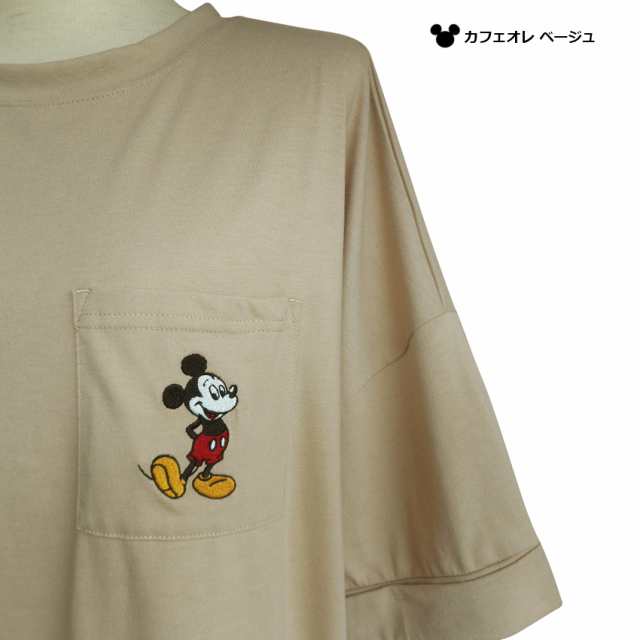 ミッキーマウス ビッグTシャツ ワンピース オーバーサイズ Tシャツ 