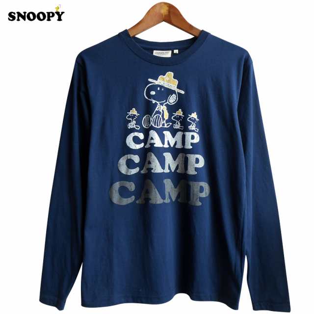 送料無料 長袖tシャツ ロンt スヌーピー ウッドストック Camp キャンプ 山ガール 山高帽 メンズ カットソー ボーイスカウトの通販はau Pay マーケット プラスチカネットショップ