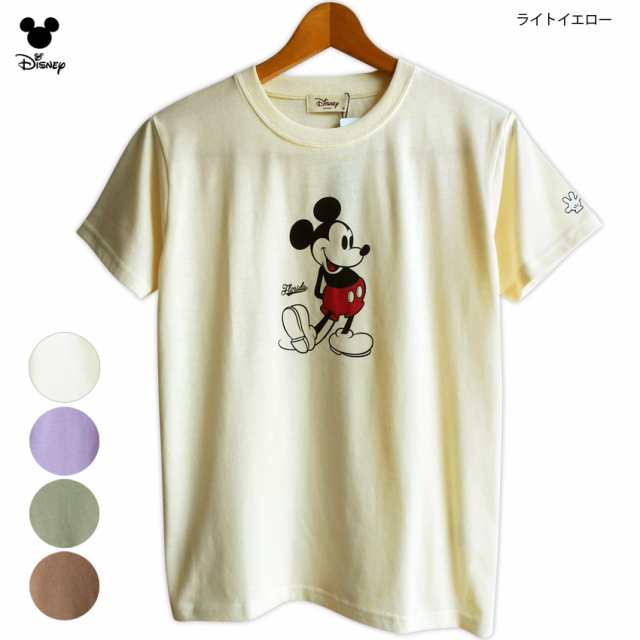 送料無料 ミッキーマウス Tシャツ ディズニー メンズ レディース 大きいサイズ Bigサイズ Disney ミッキーハンド くすみカラー ピスタチ Au Pay マーケット