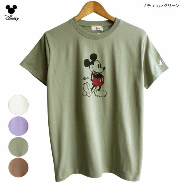 送料無料 ミッキーマウス Tシャツ ディズニー メンズ レディース 大きいサイズ Bigサイズ Disney ミッキーハンド くすみカラー ピスタチの通販はau Pay マーケット プラスチカネットショップ