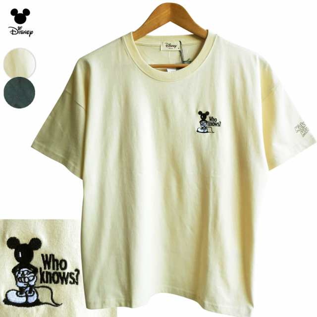 Disney ディズニー ミッキー ビッグプリント 半袖 Tシャツ - Tシャツ