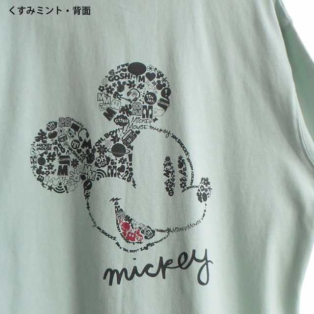 送料無料 ディズニー Tシャツ メンズ ミッキーマウス バックプリント ...