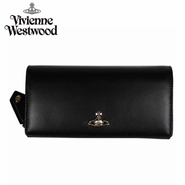 ヴィヴィアンウエストウッド 長財布 SAFFIANO 51060025 ブラック【IP-0554】 VIVIENNE WESTWOOD プレゼント ギフト 誕生日