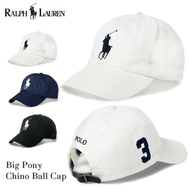 ポロ ラルフローレン レディース メンズ キャップ ビッグポニー ロゴ 710673584 ブラック ホワイト ネイビー POLO RALPH LAUREN ポロラルフローレン ラルフ 帽子 ベースボールキャップ ローキャップ 男女兼用 カジュアル スポーツ ゴルフ ギフト プレゼント