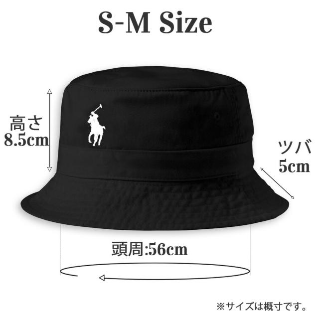 ポロ ラルフローレン レディース メンズ バケットハット 710798567 ネイビー ブラック タン コットン 春夏 秋冬 オールシーズン 帽子 POLO RALPH LAUREN ポロラルフローレン ラルフ ハット ワンポイント 男女兼用 ギフト プレゼント_8