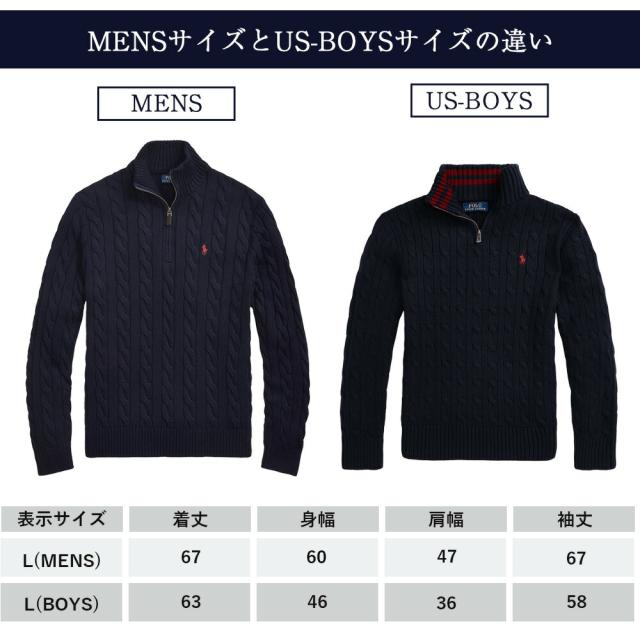 ポロラルフローレン ハーフジップセーター ラルフ ローレン] メンズ ハーフジップ セーター (2color) (POLO