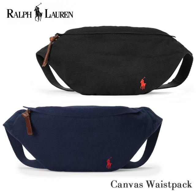ポロ ラルフローレン ワンポイント ウエストバッグ ボディバッグ 405842687 POLO RALPH LAUREN ラルフ ユニセックス レディース メンズ ネイビー ブラック 男女兼用 クロスボディバッグ お出かけ 旅行 大学生 通学 プレゼント ギフト