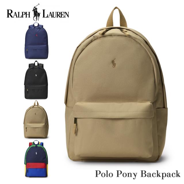 【2025年 新色入荷】ポロ ラルフローレン ポロポニー ワンポイント バックパック リュック 9AR151 POLO RALPH LAUREN BACKPACK ラルフ ユニセックス レディース メンズ リュック リュックサック お出かけ 旅行 大学生 通学 通勤 プレゼント ギフト