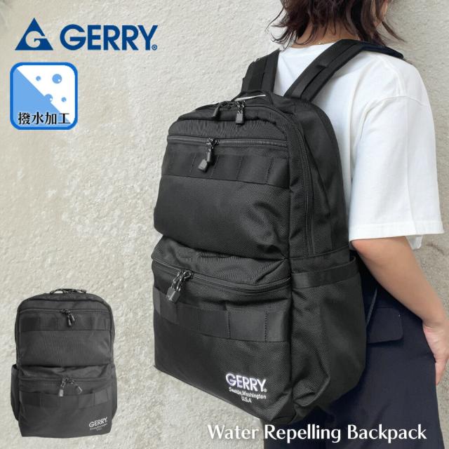 GERRY ジェリー バックパック R1627 リュック リュックサック デイパック ボックスリュック スクエアリュック 撥水 大容量 旅行 ギフト