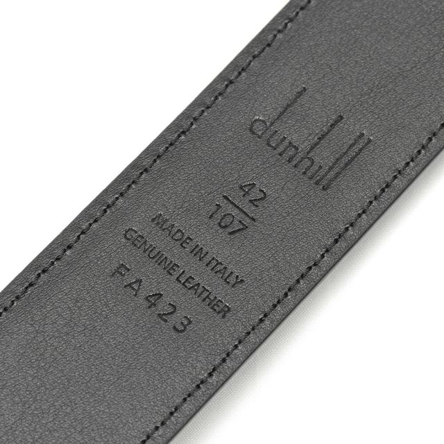 ダンヒル ベルト DU21F4A10CH dunhill メンズ 男性 ブランド イタリア製 革 レザー 本革 オートロック ブラック 黒 3.5cm 35mm ギフト プレゼント クリスマス 成人式