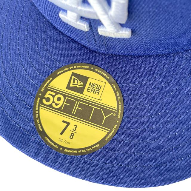 ニューエラ LA ドジャース 59fifty 青 キャップ 7 1/2 大谷 NEW ERA 日本未発売 限定 大谷翔平 キャップ ドジャース