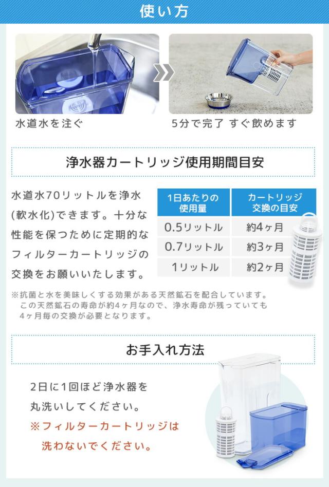 わんにゃん浄水器 イーテック Etec NW-005 ペット用 PFAS 除去_17