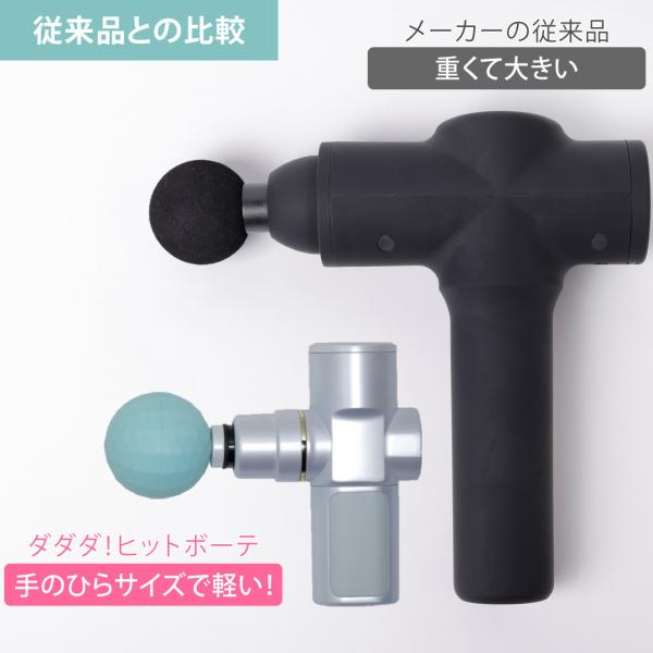 ダダダ！ヒットボーテ DHB-01WM マッサージ機 ハンディ ガン フェイス リフト ケア 振動マシン 小型 軽量 電動 筋膜リリース 筋肉_3