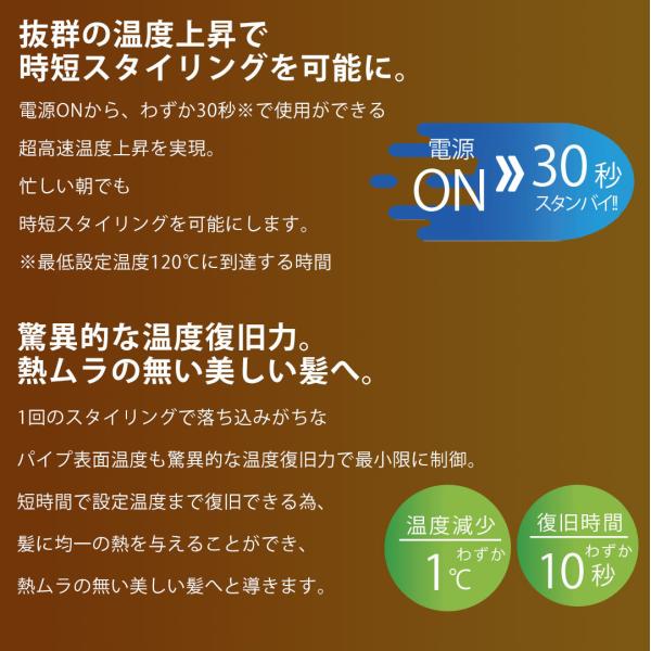 【1,584円OFFクーポン/延長保証1年6ヶ月/公認販売店】 カールアイロン マグネットヘアプロ カールアイロン 26mm 32mm 38mm MAGNETHairPro CURL IRON HCC-G26DG HCC-G32DG HCC-G38DG