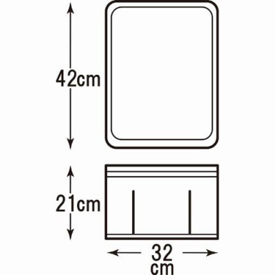 天馬 プレクシーケース Ｌ ﾌﾟﾚｸｼ-ｹ-ｽL - 収納用品