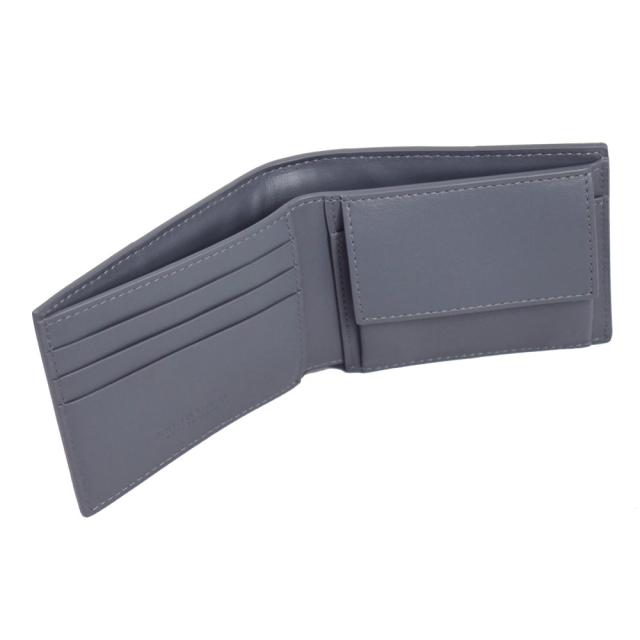ボッテガヴェネタ カセット 二つ折り 財布 グレー（BOTTEGA