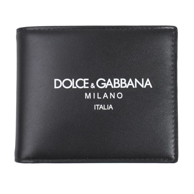 Dolce & Gabbana ブラック 二つ折り財布 希少！日本限定！すぐ届く！D＆G フレンチフラップウォレット