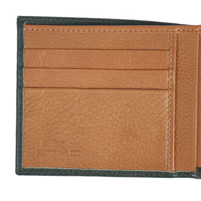エトロ 二つ折り財布 レザー ブラウン系 16888 2838 7008 楽天市場】エトロ 財布 メンズ ETRO 二つ折り財布 レザー