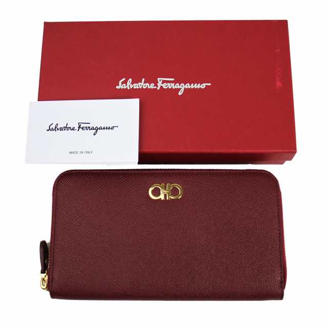 フェラガモ 財布 レディース FERRAGAMO ラウンドファスナー長