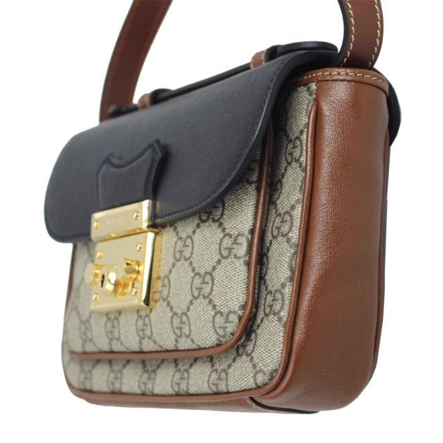 グッチ パドロック GGスプリーム PVCレザー 2wayバッグ グッチ バッグ レディース GUCCI 2WAY ハンド/ショルダーバッグ