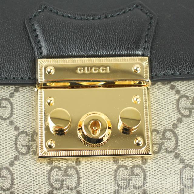 グッチ パドロック GGスプリーム PVCレザー 2wayバッグ グッチ バッグ レディース GUCCI 2WAY ハンド/ショルダーバッグ