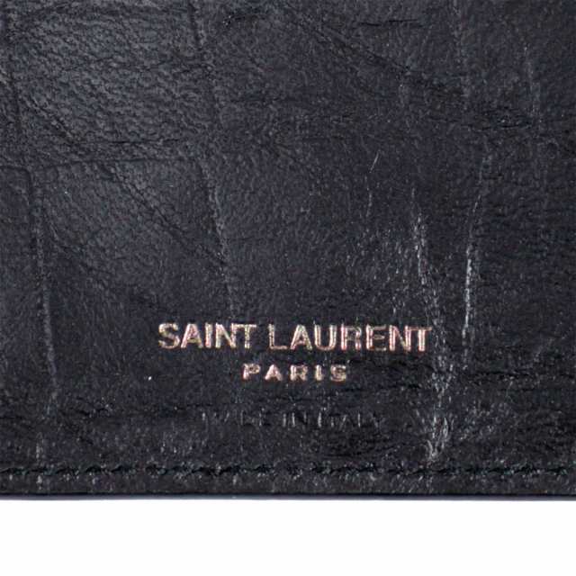 サンローラン 財布 メンズ SAINT LAURENT 二つ折り札入れ