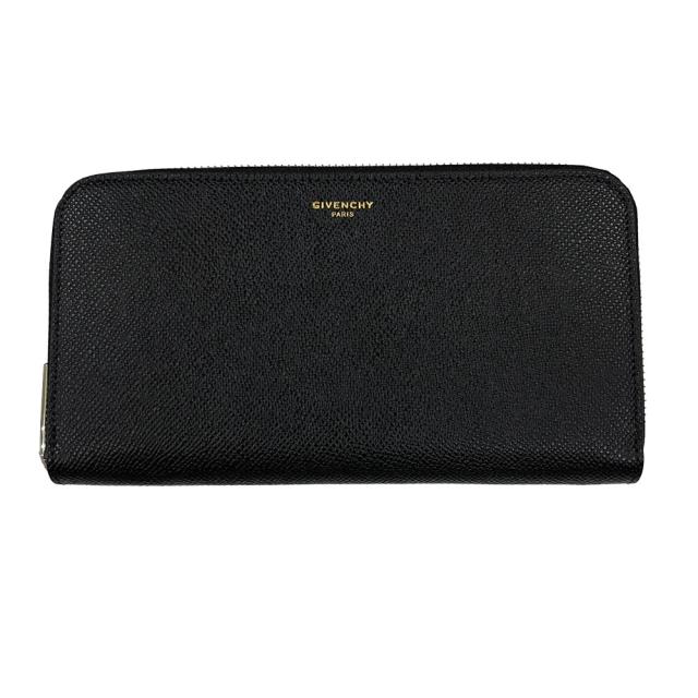 ジバンシー 財布 メンズ レディース GIVENCHY ラウンドファスナー長財布 ロゴ レザー ブラック BK06040121 001の通販は 38,870円