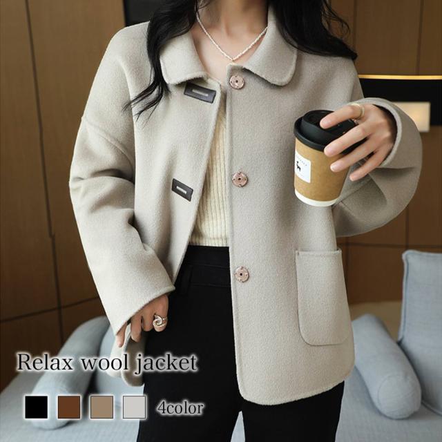 美品 MHL TOUGH WOOL MELTONロングダッフルコート（HERILL ヘリル 