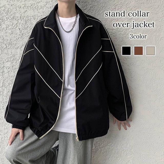 ステンカラーコート メンズ スタンドカラーオーバージャケット おしゃれ 黒 20代 ブランド 人気 春 軽い 40代 ステンカラージャケット 冬 ビジネス 50代 秋 30代の通販は
