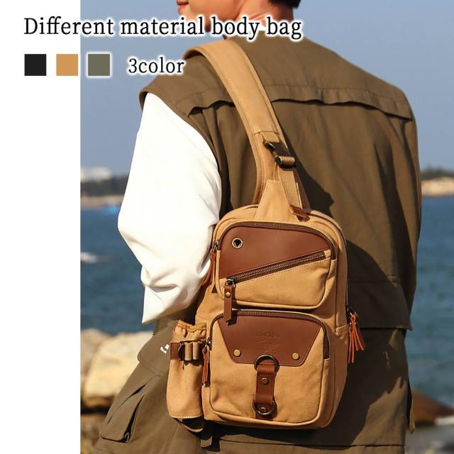 ボディバッグ メンズ 異素材ボディバッグ 撥水 おしゃれ 大容量 大人 ハイ かっこいい 小さめ 30代 ブランド きれいめ 冬 ウエストポーチ スポーツ おすすめ ショルダーバッグ ウエストバッグ 夏 防水 人気 軽い バッグインバッグ 大きめ 秋 40代 春 横型 50代の通販は 7,880円