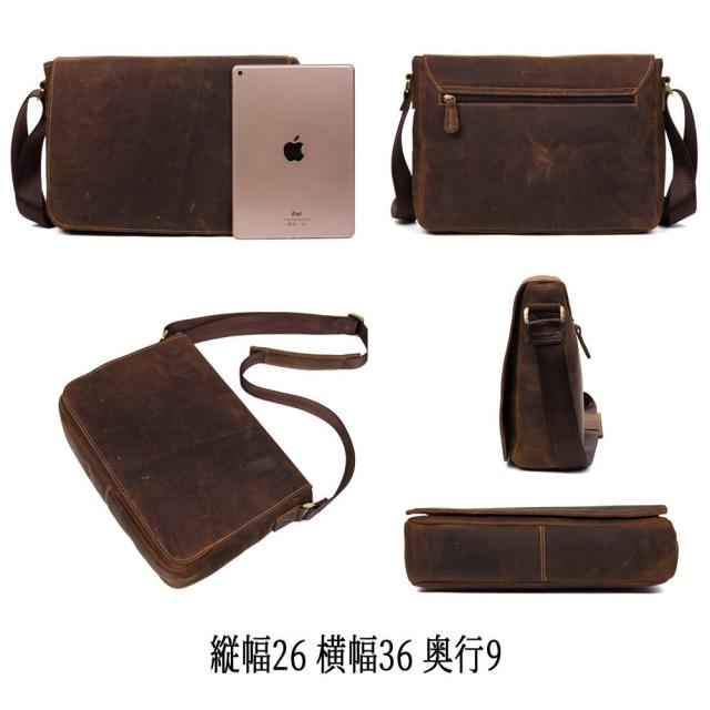 ショルダーバッグ メンズ レトロレザーショルダーバッグ 人気 多収納 革 2WAY レザー ブランド かっこいい 黒 トートバッグ おしゃれ 斜めがけ 軽量 秋 50代 ナイロン ボディバッグ 小さめ 30代 A4 60代 鞄 大人 春 大きめ ハイ 40代 バッグインバッグ 夏 本革 冬 縦型の通販は