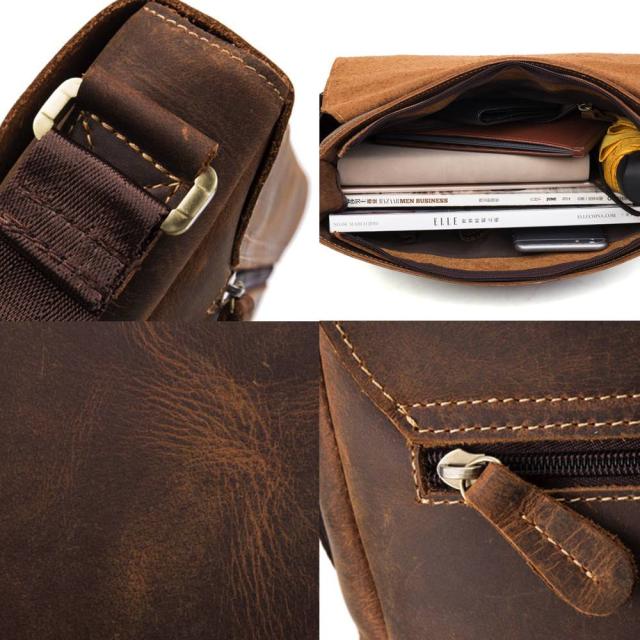 ショルダーバッグ メンズ レトロレザーショルダーバッグ 人気 多収納 革 2WAY レザー ブランド かっこいい 黒 トートバッグ おしゃれ 斜めがけ 軽量 秋 50代 ナイロン ボディバッグ 小さめ 30代 A4 60代 鞄 大人 春 大きめ ハイ 40代 バッグインバッグ 夏 本革 冬 縦型の通販は