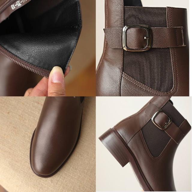 ブーツ レディース ベルト付きショートブーツ 4E スニーカー ローヒール ロング 防水 きれいめ 撥水 レザー 秋 雨 歩きやすい 靴 本革 軽量 フロント ショート レースアップ 春 兼用 軽い 厚底 ミドル丈 冬 夏 おしゃれ ミドル 防寒 革 滑らない ウォーキング ヒールの通販は