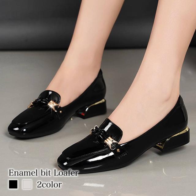 ローファー レディース エナメルビットローファー スニーカー 黒 学生 ブランド 疲れない ローヒール 秋 冬 靴 茶 ビット モカシン ブーツ ヒール シューズ 厚底 スリッポン バレエシューズ フラットシューズ 可愛い 痛くない 幅広 夏 お洒落 春 大人 パンプス 革靴の通販は 6,980円