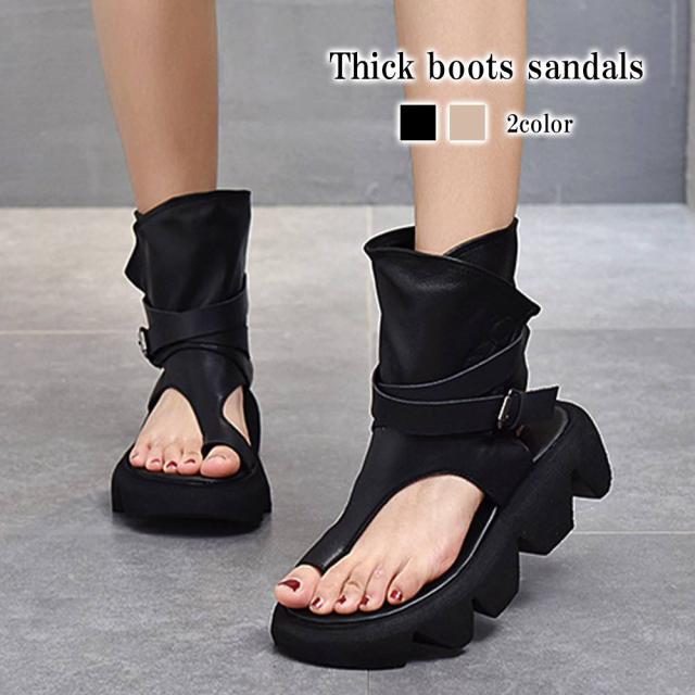 ブーツ レディース 厚底ブーツサンダル 厚底 ミドル丈 夏 靴 フロント きれいめ 防水 ロング 滑らない ウォーキング 秋 おしゃれ ショート ローヒール レザー 撥水 レースアップ ヒール 軽量 軽い 歩きやすい 革 スニーカー 雨 春 4E 本革 防寒 冬 兼用 ミドルの通販は