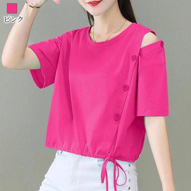 Tシャツ レディース ハイネックノースリーブシャツ 無地