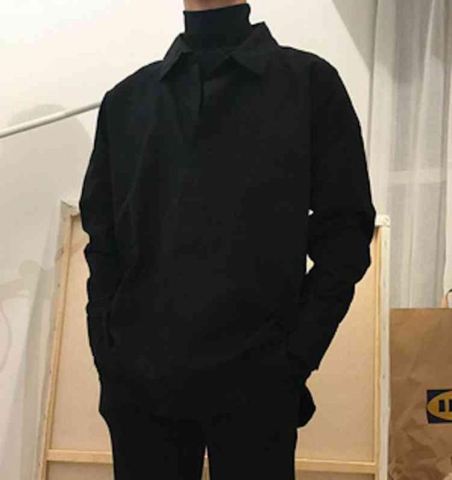 シャツ メンズ フォーマル 春 インナー 冬 フランネル あったか 暖かい 襟付き ブランド 白 しわになりにくい 黒 おしゃれ 派手 秋 オシャレ 長袖 ビジネス オフィス ネルシャツ 厚手 スーツ カジュアル ドルマン 大きいサイズ 仕事 肌着 ランキング ブランド tps-1623の通販は