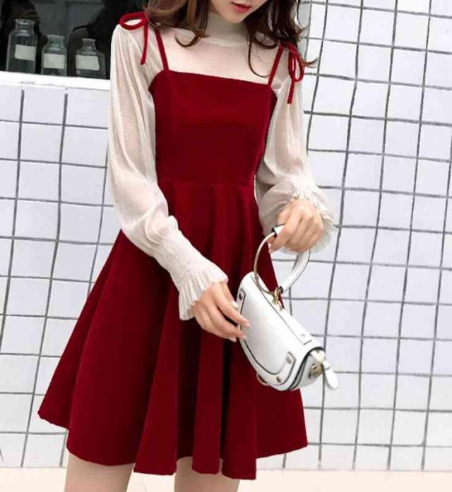 ワンピース レディース 50代 白 大人 ネック 韓国 黒 ニット 秋 40代 春 かわいい ブランド 人気 大きいサイズ Aライン 厚手 しっかり おしゃれ カジュアル ロング スカート アウトドア 冬 20代 前開き 安い 長袖 トップス 体感 きれいめ ランキング ブランド tps-1765の通販は