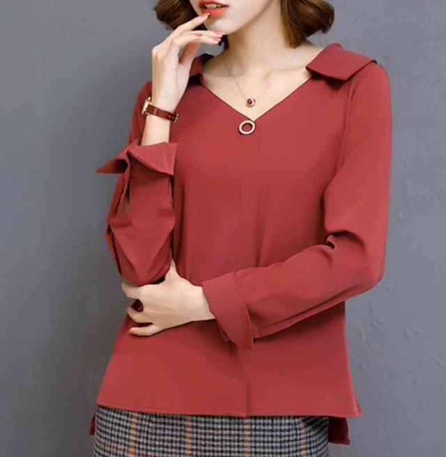 ブラウス レディース 厚手 ワンピース フォーマル 秋 冬 スーツ シフォン 安い ボウタイ 白 オフィス カットソー カジュアル レース きれいめ 黒 春 ブランド シャツ 高品質 おしゃれ フリル 長袖 Tシャツ ノーアイロン 50代 人気 事務服 ランキング ブランド tps-1811の通販は